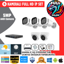 5 Kameralı 5MP Kurulum Dahil